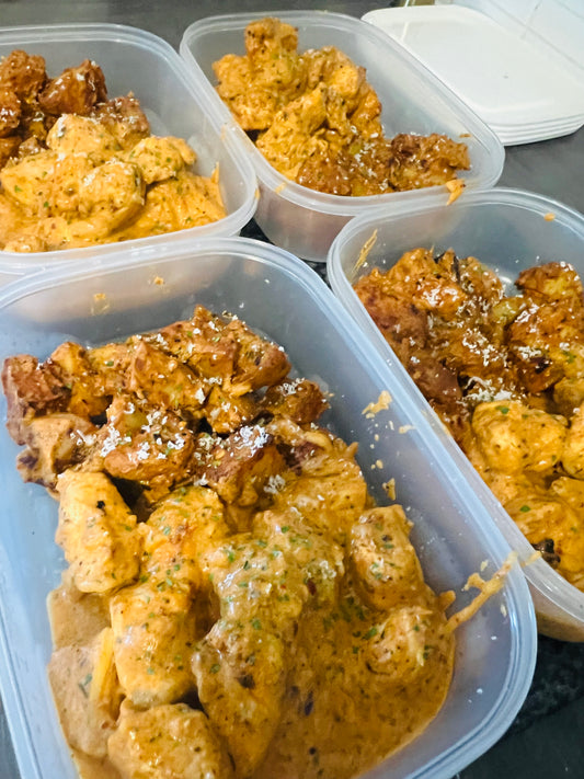 Cheesy Chicken + Potatoes